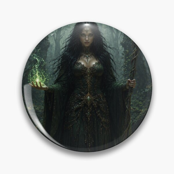Item preview, Emerald Witch of the Enchanted Forest designed and sold by photoparadise22.