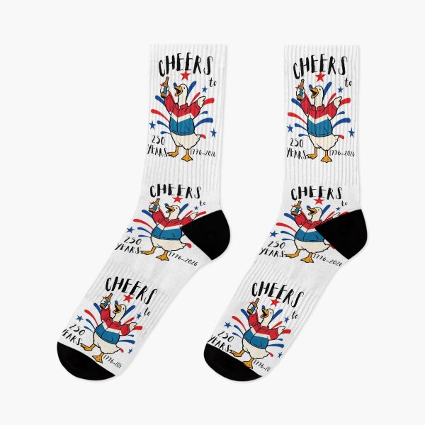 Item preview, Cheers to 250 Years America, USA Freedom, Independence Day Silly Goose designed and sold by Forevermore.