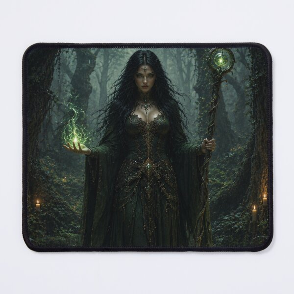 Item preview, Emerald Witch of the Enchanted Forest designed and sold by photoparadise22.