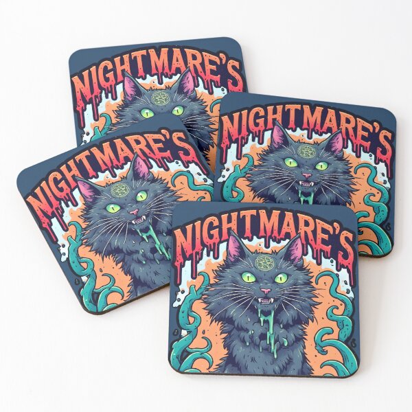 Item preview, Nightmare Black Cat Gothic Dark Fantasy  designed and sold by Neer arts.