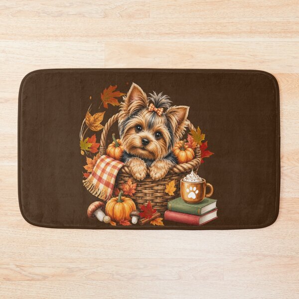 Item preview, Fall Yorkie Dog Autumn Pumpkin Yorkshire Terrier designed and sold by tamdevo1.
