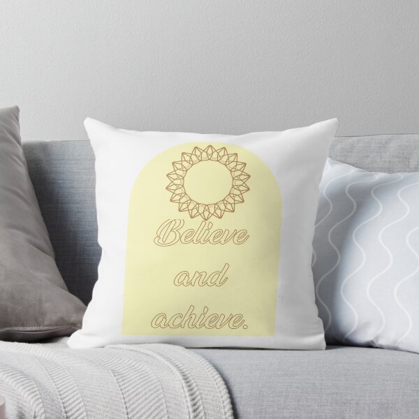 Item preview, Believe and achieve: an inspiring, motivational phrase designed and sold by YumeKitsune.