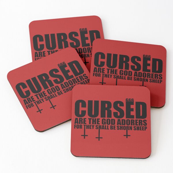 Item preview, Cursed are the God Adorers designed and sold by Tunablessed.