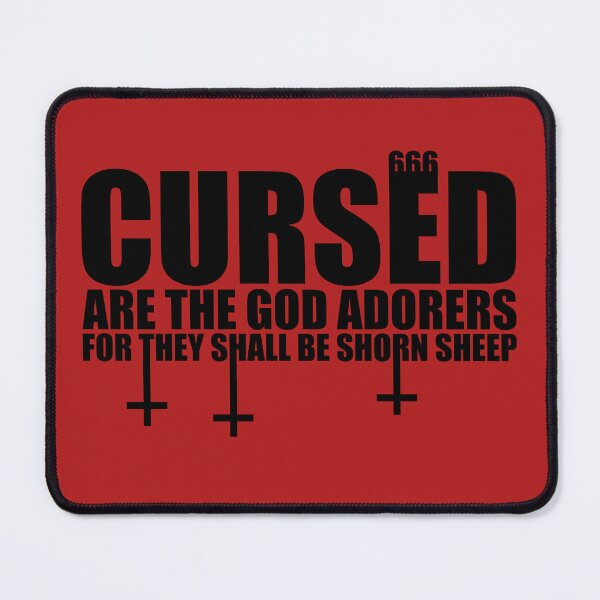 Item preview, Cursed are the God Adorers designed and sold by Tunablessed.
