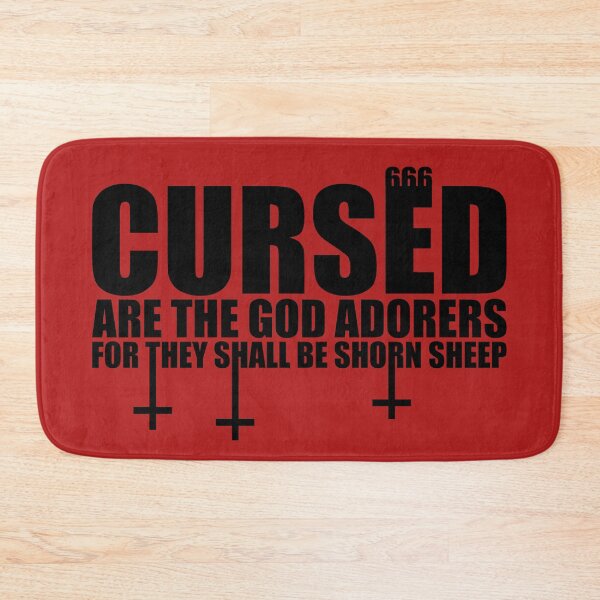 Item preview, Cursed are the God Adorers designed and sold by Tunablessed.