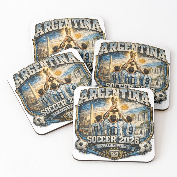 Item preview, Argentina Soccer 2026 Shirt – La Albiceleste Football Fan Gift designed and sold by UrbanPrintVibes.
