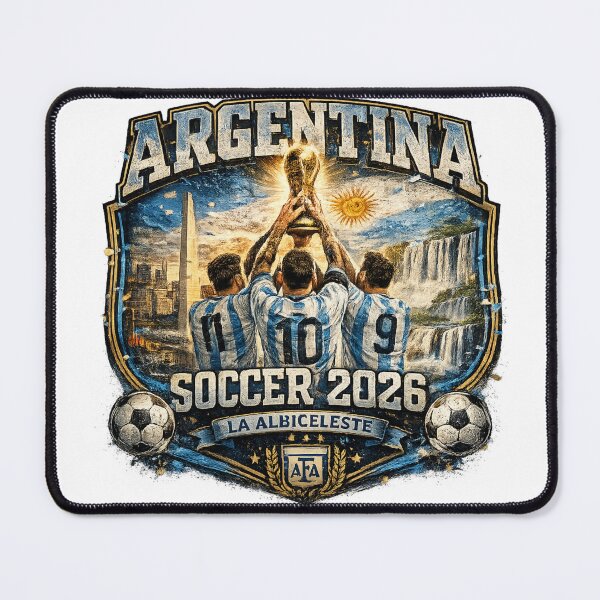 Item preview, Argentina Soccer 2026 Shirt – La Albiceleste Football Fan Gift designed and sold by UrbanPrintVibes.