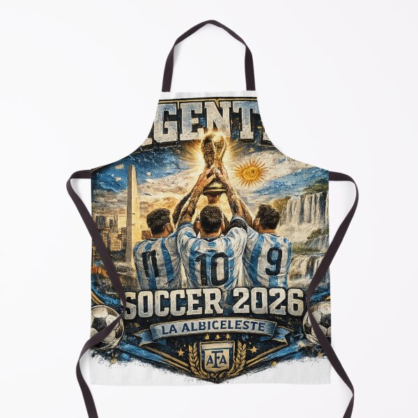 Item preview, Argentina Soccer 2026 Shirt – La Albiceleste Football Fan Gift designed and sold by UrbanPrintVibes.