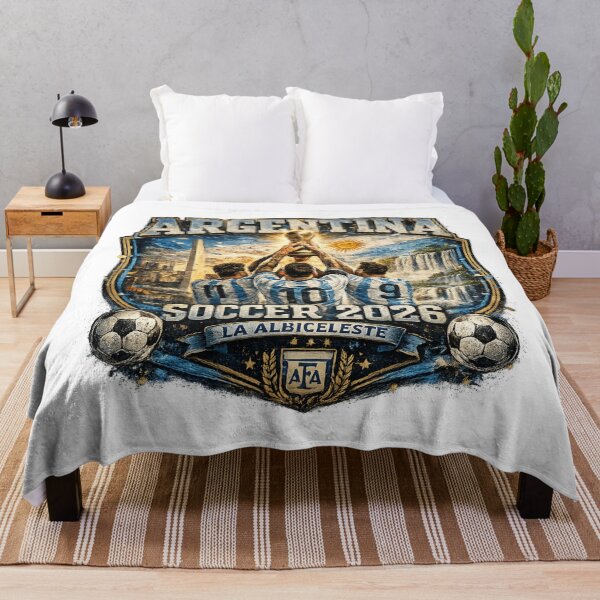 Item preview, Argentina Soccer 2026 Shirt – La Albiceleste Football Fan Gift designed and sold by UrbanPrintVibes.