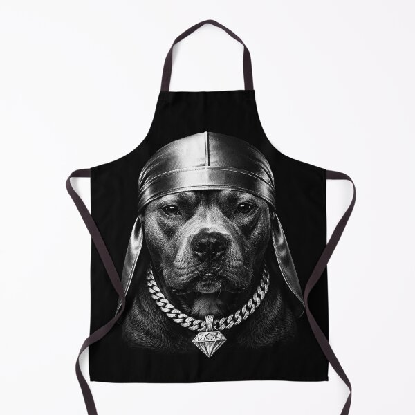 Item preview, Gangster Puppy Durag Shirt | Tough Dog Meme Graphic | Urban Pitbull Vintage designed and sold by SlocifieShop.