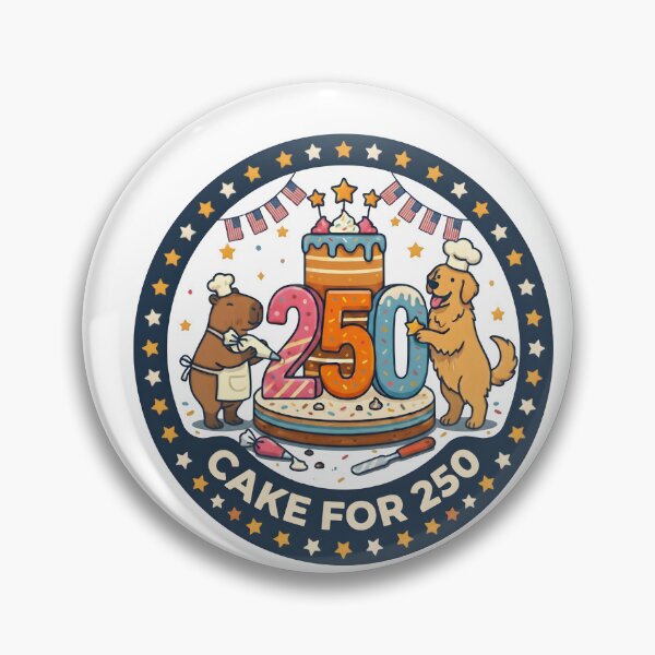 Item preview, Cake For 250 USA Capybara Dog Chef designed and sold by laughingshirts.