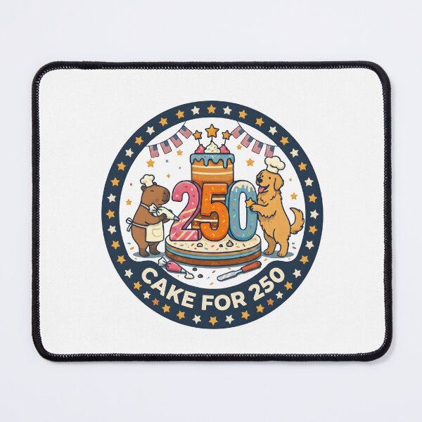 Item preview, Cake For 250 USA Capybara Dog Chef designed and sold by laughingshirts.