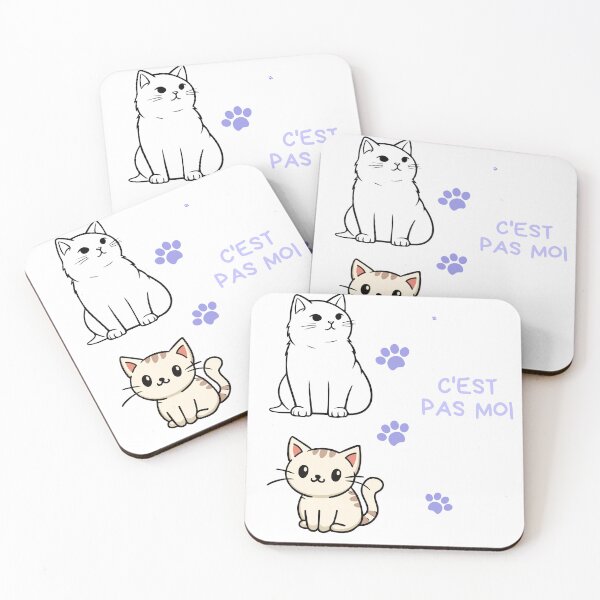 Item preview, Guilty Cats It Wasn't Me Humor designed and sold by Barlena.art.