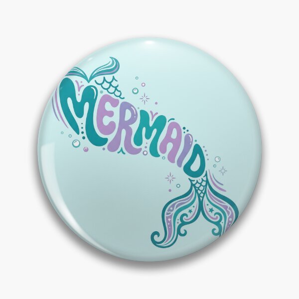 Item preview, Mermaid – Groovy Coastal Word Design designed and sold by Sea Gem.