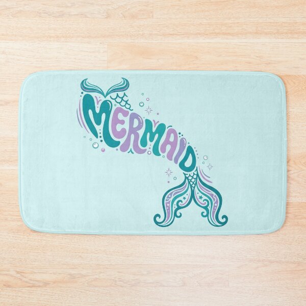 Item preview, Mermaid – Groovy Coastal Word Design designed and sold by Sea Gem.