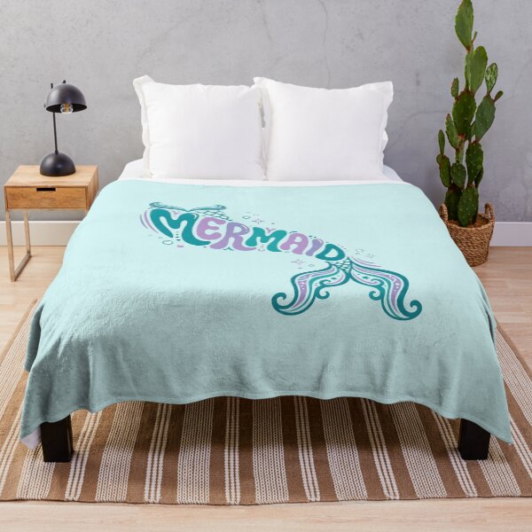 Item preview, Mermaid – Groovy Coastal Word Design designed and sold by Sea Gem.