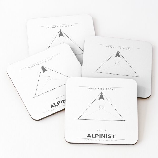 Item preview, Alpinist - Minimalist Mountain Geometric Tee designed and sold by Trendy Prints Studio.