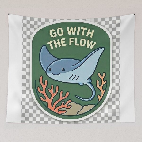 Item preview, Go With The Flow designed and sold by Petcarewithme.