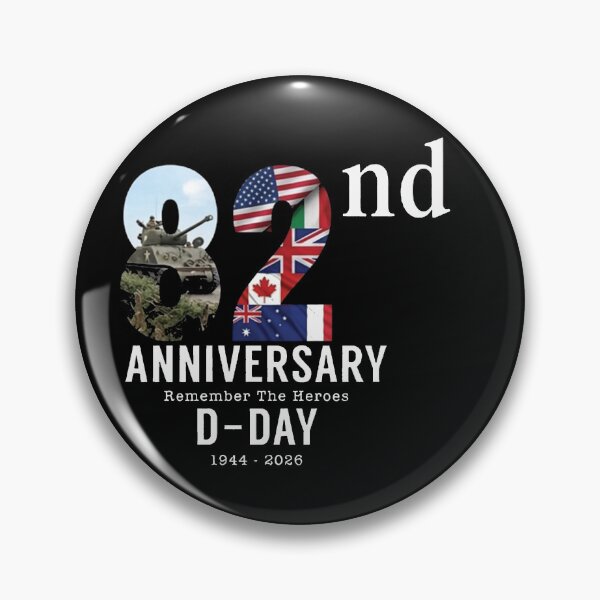 Item preview, D-Day 82nd Anniversary Operation Overlord Normandy 1944 Historical Tribute designed and sold by BOUCHERIT amine.