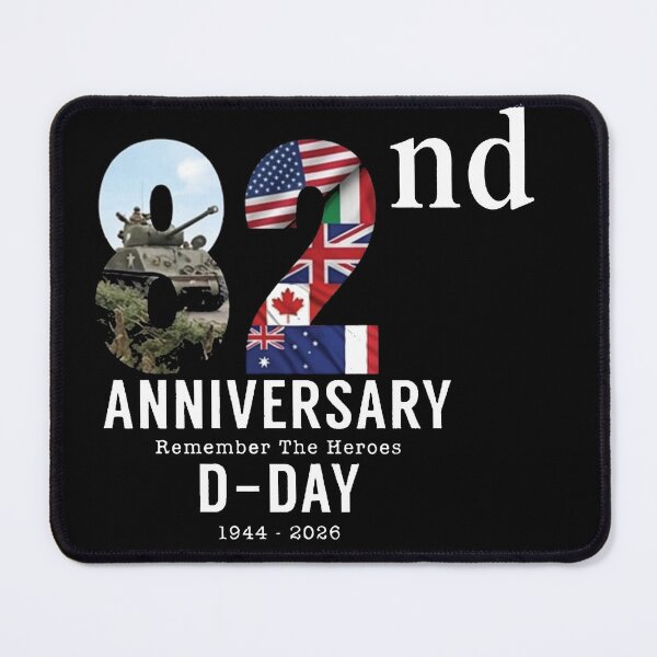 Item preview, D-Day 82nd Anniversary Operation Overlord Normandy 1944 Historical Tribute designed and sold by BOUCHERIT amine.