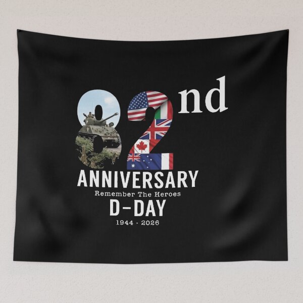 Item preview, D-Day 82nd Anniversary Operation Overlord Normandy 1944 Historical Tribute designed and sold by BOUCHERIT amine.