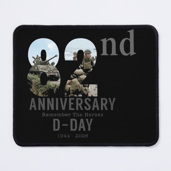 Item preview, D-Day 82nd Anniversary Operation Overlord Normandy 1944 Historical Tribute designed and sold by BOUCHERIT amine.