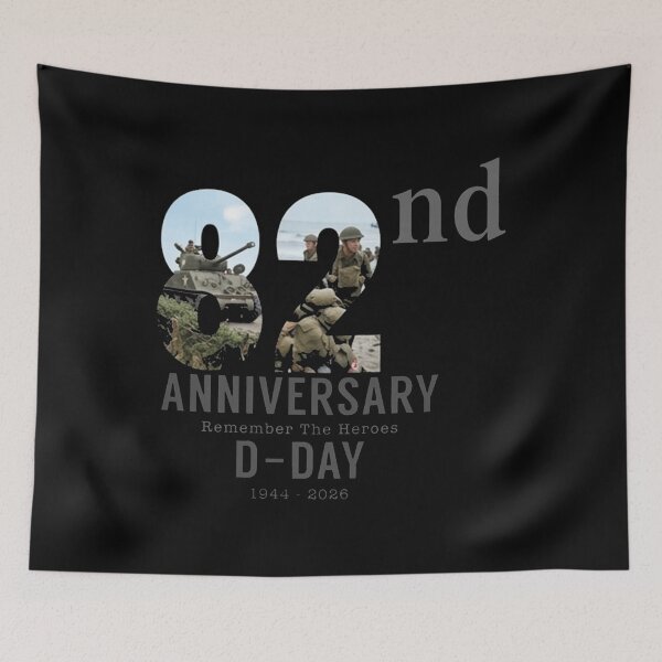 Item preview, D-Day 82nd Anniversary Operation Overlord Normandy 1944 Historical Tribute designed and sold by BOUCHERIT amine.