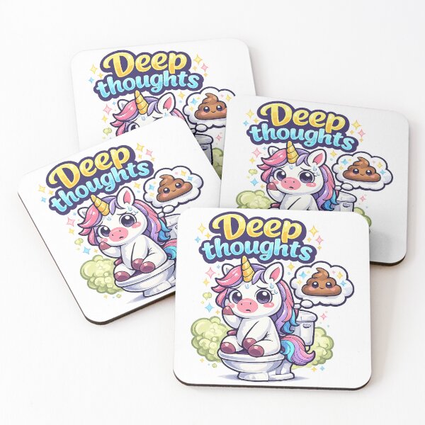 Item preview, Deep Thoughts Unicorn designed and sold by Idans.