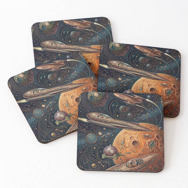 Item preview, Gilded Galactic Transit designed and sold by graficsfx.