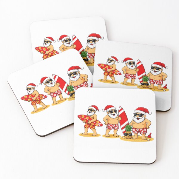 Item preview, Christmas In July Tropical Santa Summer Beach Christmas Holiday Vacation designed and sold by Thread&Fable.