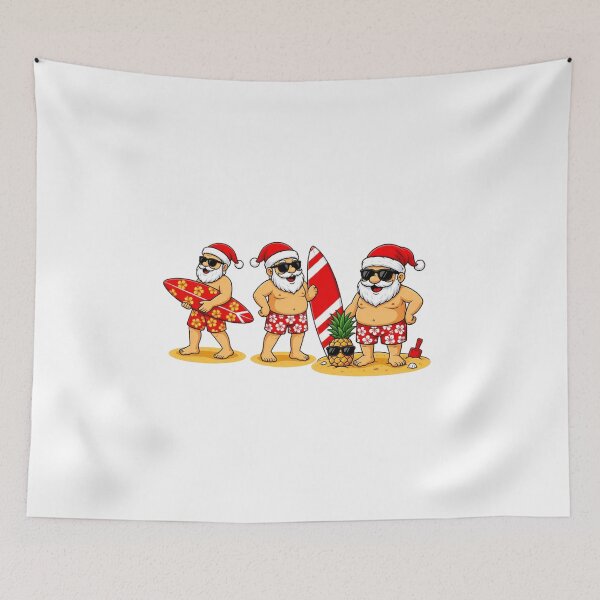 Item preview, Christmas In July Tropical Santa Summer Beach Christmas Holiday Vacation designed and sold by Thread&Fable.