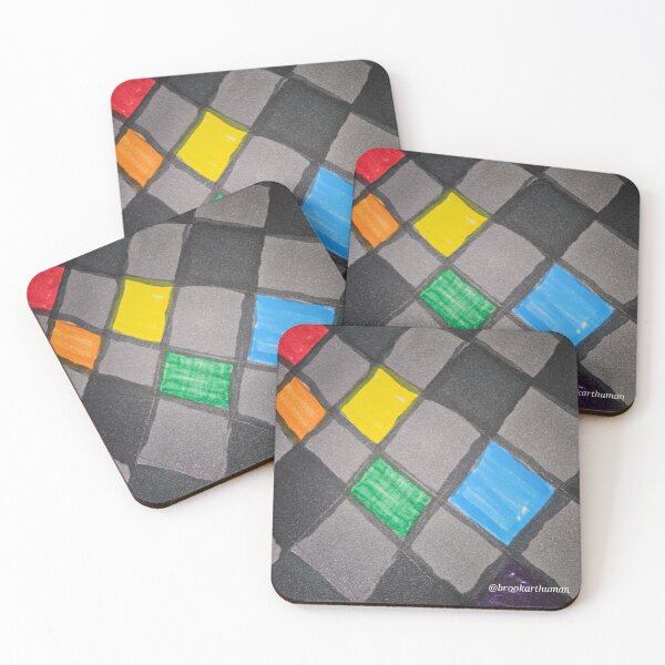 Item preview, Rainbow Checkerboard Grays designed and sold by DancingCreek.