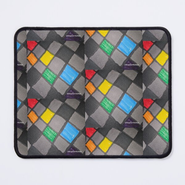 Item preview, Rainbow Checkerboard Grays designed and sold by DancingCreek.