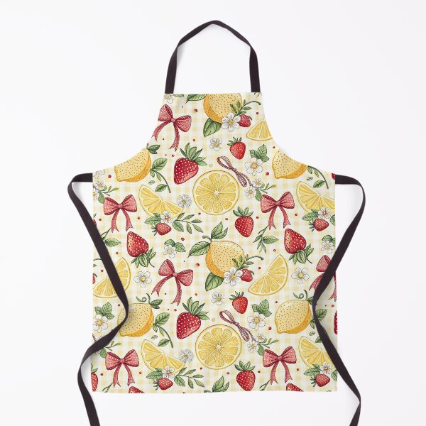 Item preview, Strawberry Lemon Coquette Bow Pattern designed and sold by Petal & Pattern Co.