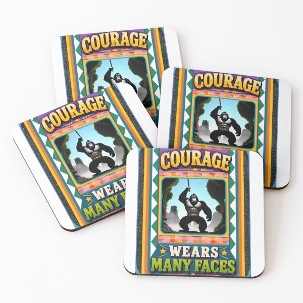 Item preview, Courage wears many faces 2 designed and sold by oxymoronwhey2go.