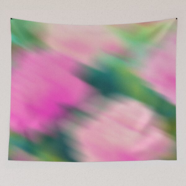 Item preview, Pink And Green Floral Abstract Motion Blur Photo  designed and sold by DEC02.