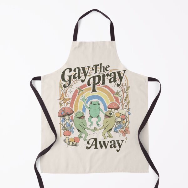 Item preview, Gay The Pray Away, Funny Queer Frog, Rainbow Pride, LGBTQ Humor, Anti Conversion Therapy, Retro Gay designed and sold by toongstudio.