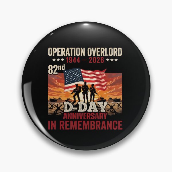Item preview, D-Day 82nd Anniversary Operation Overlord Normandy 1944 Historical Tribute designed and sold by BOUCHERIT amine.