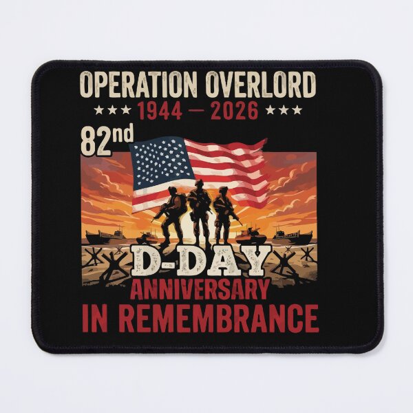 Item preview, D-Day 82nd Anniversary Operation Overlord Normandy 1944 Historical Tribute designed and sold by BOUCHERIT amine.