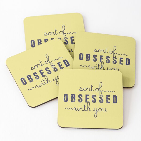 Item preview, Sort of Obsessed With You Quirky Text Design Blue designed and sold by TackyTime.