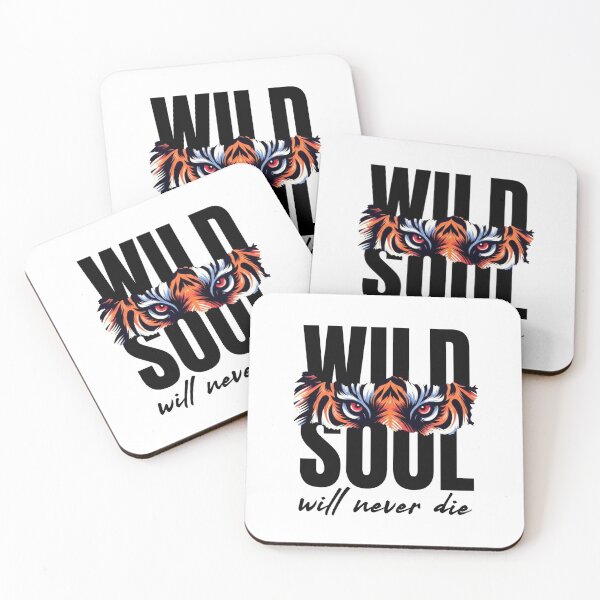 Item preview, Wild Soul Will Never Die - Fierce Tiger Eyes Graphic designed and sold by Shopeon Designs.