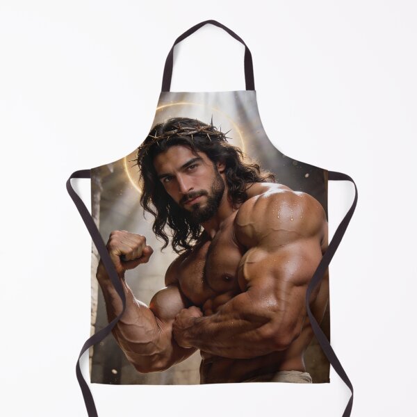 Item preview, Christ in the Halo of Strength designed and sold by BoyFriendAI.