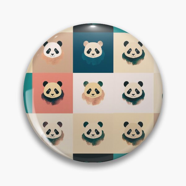 Item preview, Patchwork pandas designed and sold by uunaa.