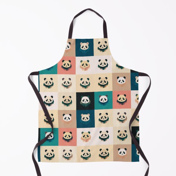 Item preview, Patchwork pandas designed and sold by uunaa.