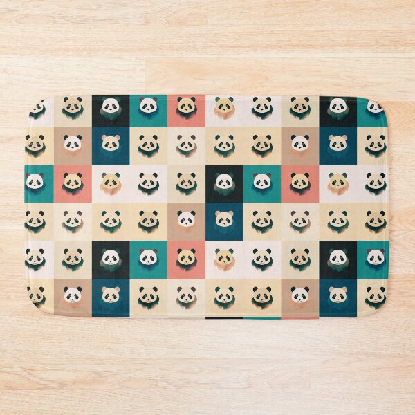 Item preview, Patchwork pandas designed and sold by uunaa.