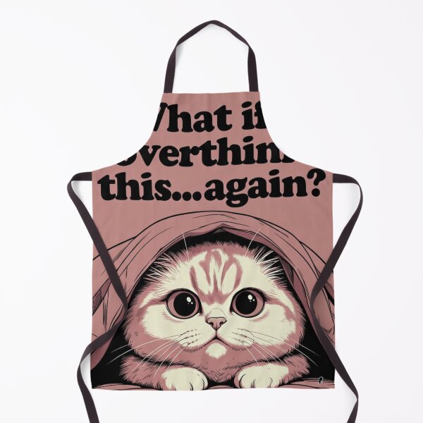 Item preview, What If I Overthink This Again Funny Cat Design | Cute Anxiety Humor Gift designed and sold by GalleryPeak.