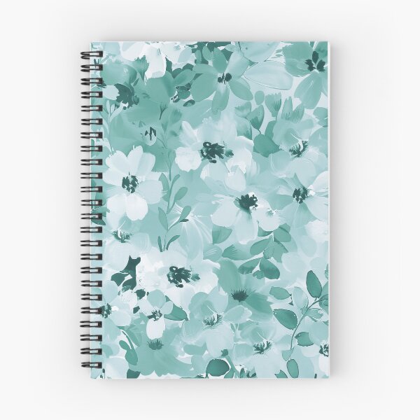 Item preview, Cottagecore Pastel Teal Green Floral Abstract Pattern designed and sold by DEC02.