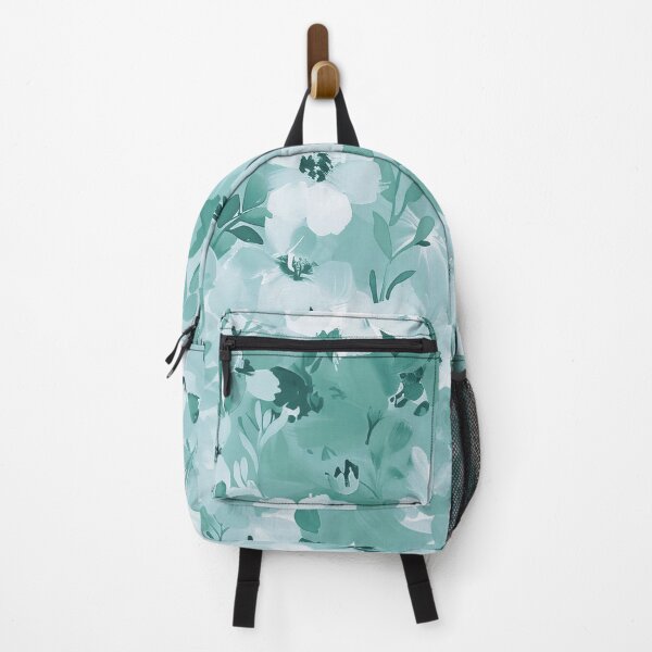 Item preview, Cottagecore Pastel Teal Green Floral Abstract Pattern designed and sold by DEC02.
