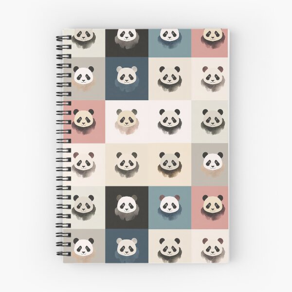 Item preview,  Pastel patchwork pandas designed and sold by uunaa.