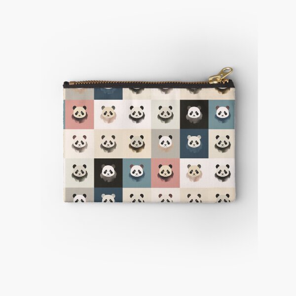 Item preview,  Pastel patchwork pandas designed and sold by uunaa.